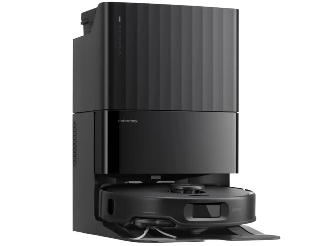 Robot hút bụi lau nhà Roborock Qrevo Edge 5V1 - Đen/Trắng